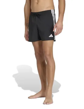 Stripes 5´´ Swimming Shorts Black / White L Men - Adidas - FashionsVida