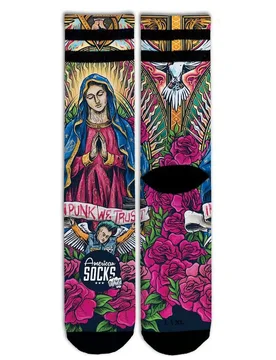 Socken - Guadalupe - Mid High - S-M bis L-XL - Größe S-M - multicolor - Unisex - unisex - American Socks - FashionsVida