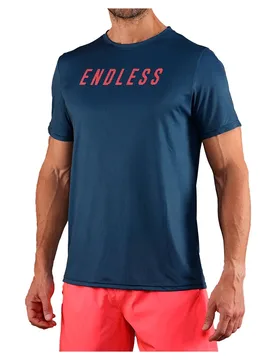 Ace Short Sleeve T-shirt Abyss Blue L - Endless - FashionsVida
