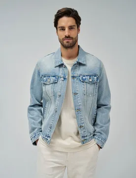 Cazadora vaquera de hombre - Salsa Jeans - FashionsVida