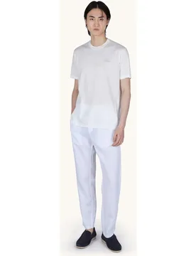 Paul & Shark - Pantalón de hombre chino en lino - PAUL & SHARK - FashionsVida