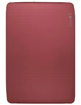 Matelas 2 places très épais et isolant - Megamat Max Duo Burgundy - Taille LW+ - Bordeaux - Exped - FashionsVida