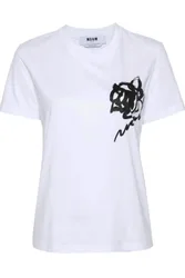 MSGM T-shirt e Polo White/black