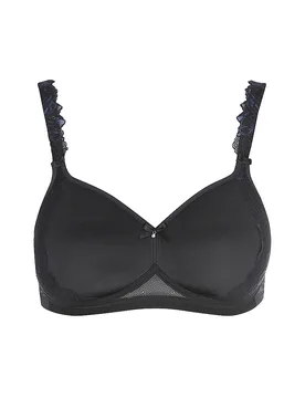 Reggiseno senza ferretto SUZETTE black nero 90B - Rosa Faia - FashionsVida