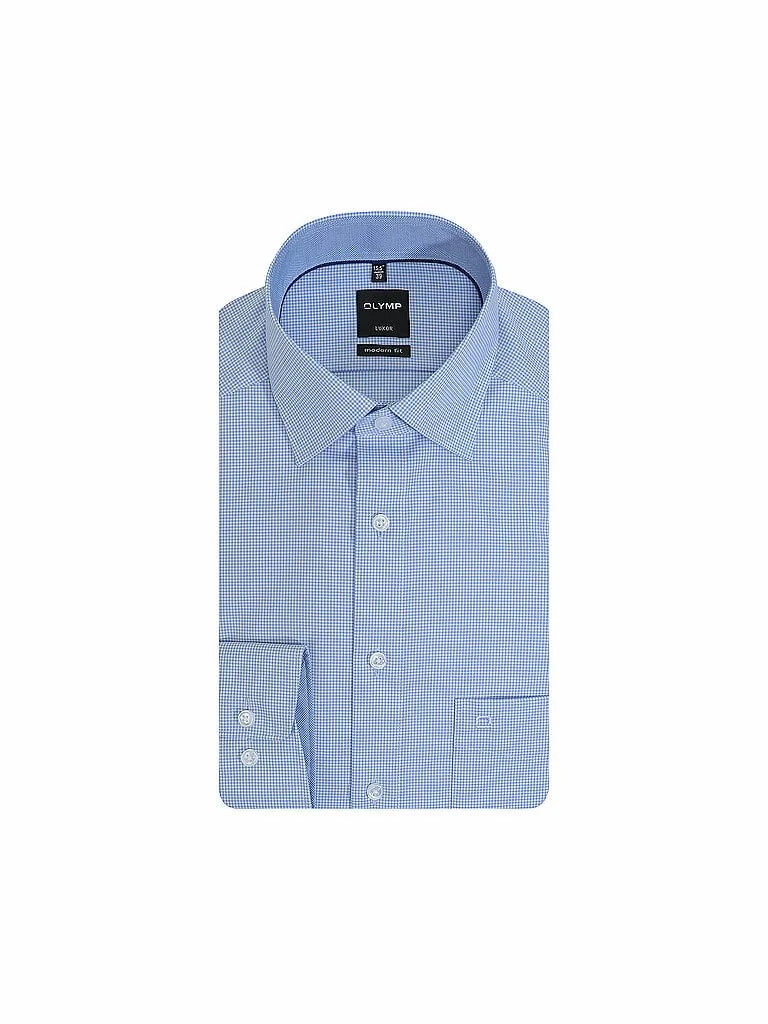Hemd Modern Fit blau 46 herren - Olymp - FashionsVida