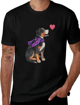 Watercolour Greater Swiss Mountain Dog T-Shirt Gym Exercise Short Sleeve T-Shirt - Aliexpress - FashionsVida
