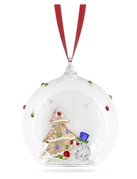 Holiday Cheers Decorazione Pallina Albero e Pupazzo di Neve OS - Swarovski - FashionsVida