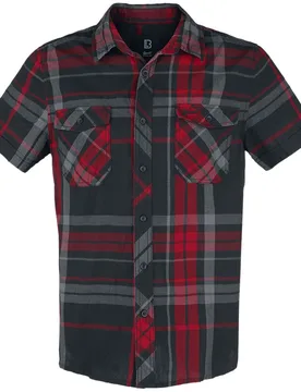 Kurzarmhemd - Roadstar - XXL bis 5XL - für Männer - Größe 5XL - rot - Männer - male - Brandit - FashionsVida