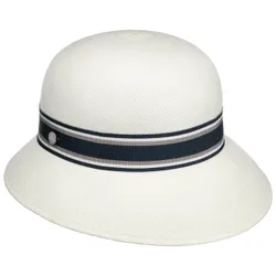 Malisa Panama Hat by - white-blue - Damen - Size: S (55-56 cm)