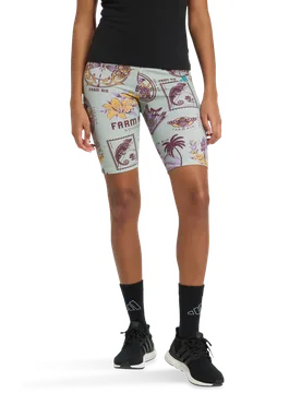 X Farm Bike Shorts Damen Kurze Hosen - Grau - Größe XL (46-48) - Baumwoll-Jersey Grey XL (46-48) - Adidas - FashionsVida