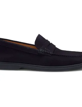 Mocassini Sienne 1027967 Dark Blue EU 42 - BOSS - FashionsVida