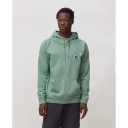 Sudadera de hombre con capucha iconic full zip sage