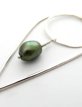 Recycled Silver Bloom Necklace - La Jewellery - FashionsVida