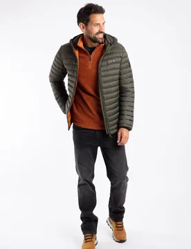 Flete Mens Lightweight Showerproof Padded Jacket - - Size: L - Weird Fish - FashionsVida