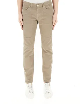 JECKERSON Pantalone slim BEIGE 40 - Jeckerson - FashionsVida