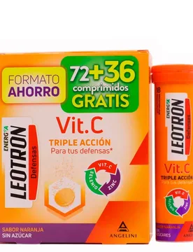 Integratore Alimentare Vitamina C 108 Unità - LEOTRON - FashionsVida