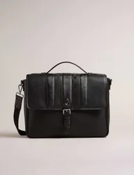 Buckle Messenger Bag Black male