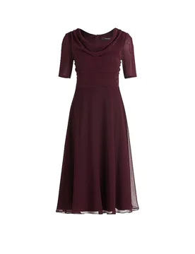 Cocktailkleid dunkelrot 36 Damen - Vera Mont - FashionsVida