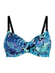 Bikinioberteil da donna Palmtree Smilla blu 40D
