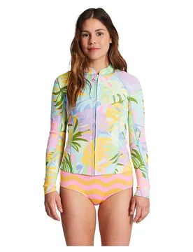 T-shirt Thermique à Manches Longues Et Zip Intégral Peeky 1 Mm Dreamland 2XS - Billabong - FashionsVida