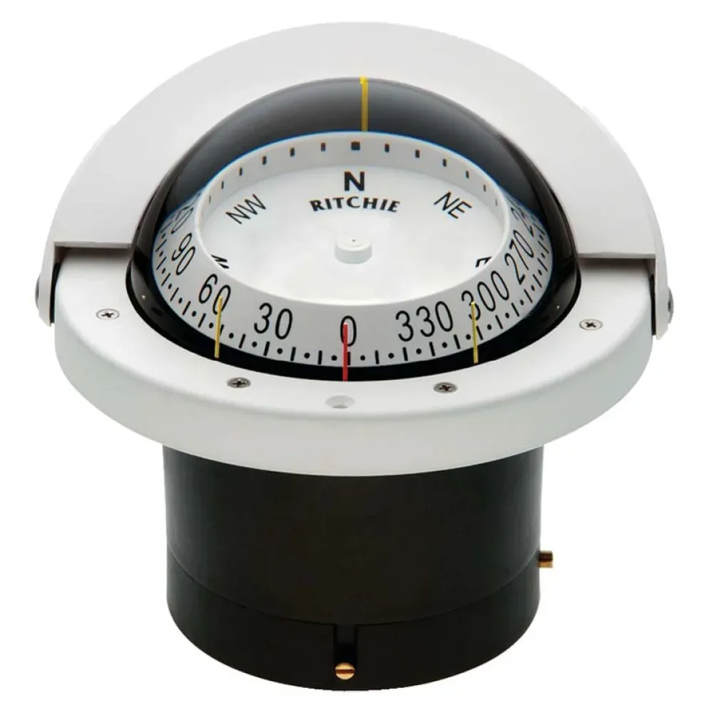 Navigator 4 1/2´´ Compass With Light White / White One Size unisex - Ritchie Navigation - FashionsVida