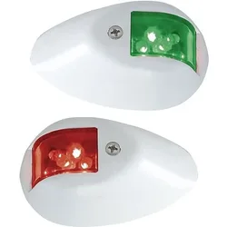 Ma Port/starboard Navigation Led Light Kit 36x56x89 Mm 12v 2 Units White One Size unisex