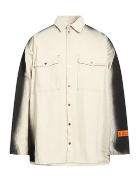 Jeansjacke/-mantel Herren Beige M,S Herren - Heron Preston - FashionsVida
