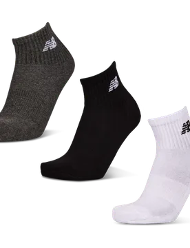 Quarter 3 Pack Unisex Socken - Grau - Größe 35-38 Grey 35-38 - New Balance - FashionsVida