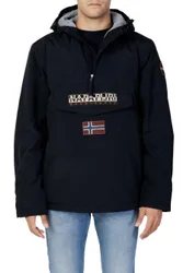 Rainforest Winter 3 Mens Hooded Anorak - Black Nylon - Size 2xl