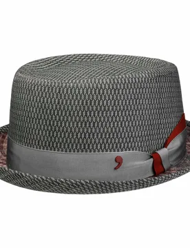 Virgin Wool Pork Pie Hat by Alfonso DEste - grey - Herren - Size: L (58-59 cm) - Alfonso D´Este - FashionsVida