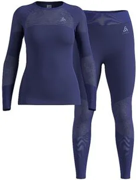 Ensemble sous-vêtements longs de performance Fundamentals violet L - Odlo - FashionsVida