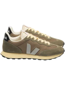 Sneakers légères et respirantes - Rio Branco II Kaki Oxford-Grey Black en Coton - Taille 43 - Marron - Veja Fair Trade - FashionsVida
