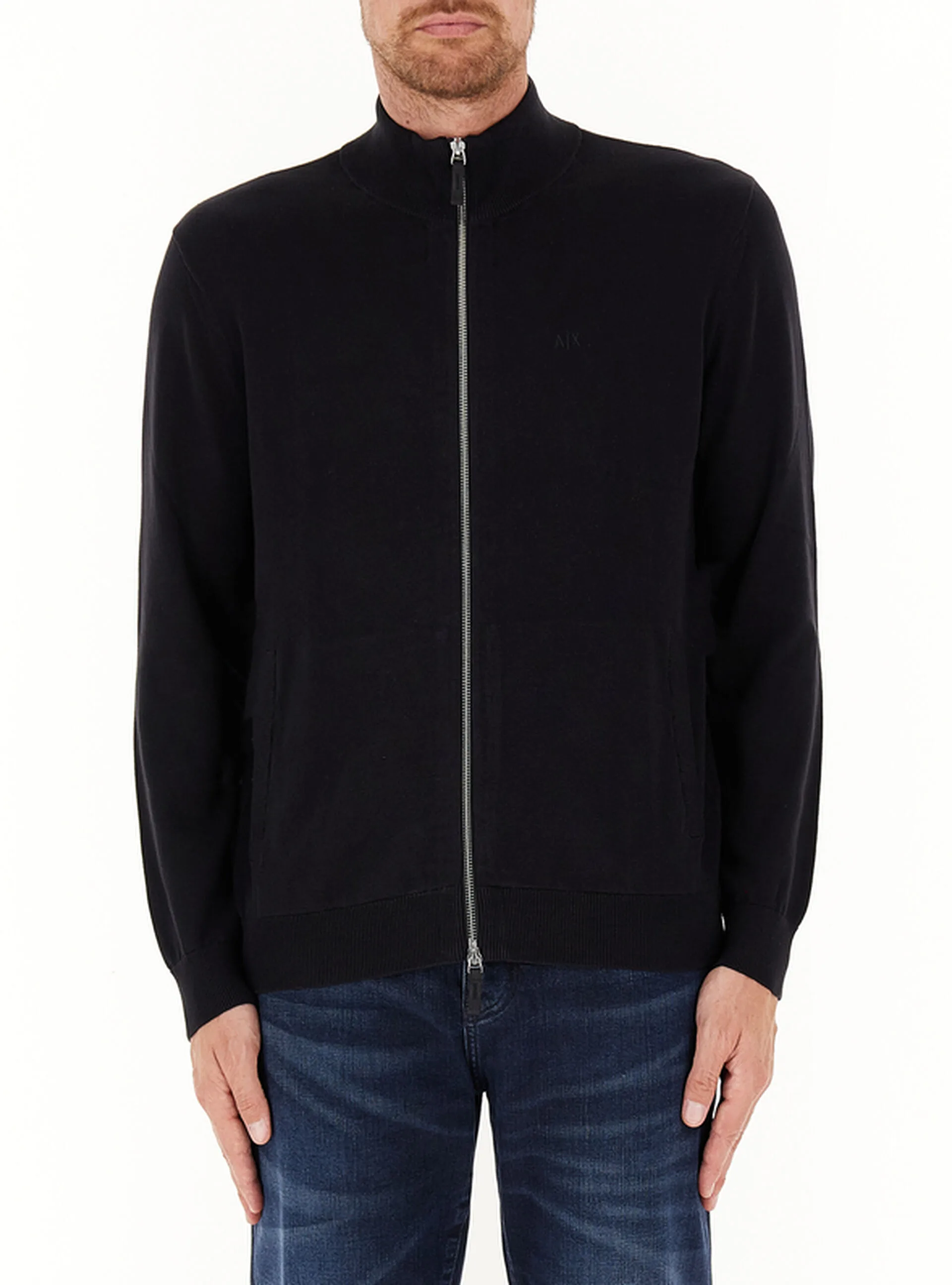 Cardigan con zip NERO XXL - Armani exchange - FashionsVida