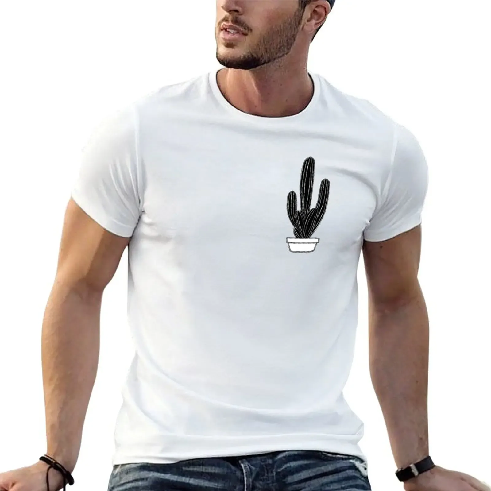 Cactus T-Shirt Casual Basic Short Sleeve T-Shirt - Aliexpress - FashionsVida