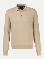 Lerros Langarm Poloshirt Beige XXL