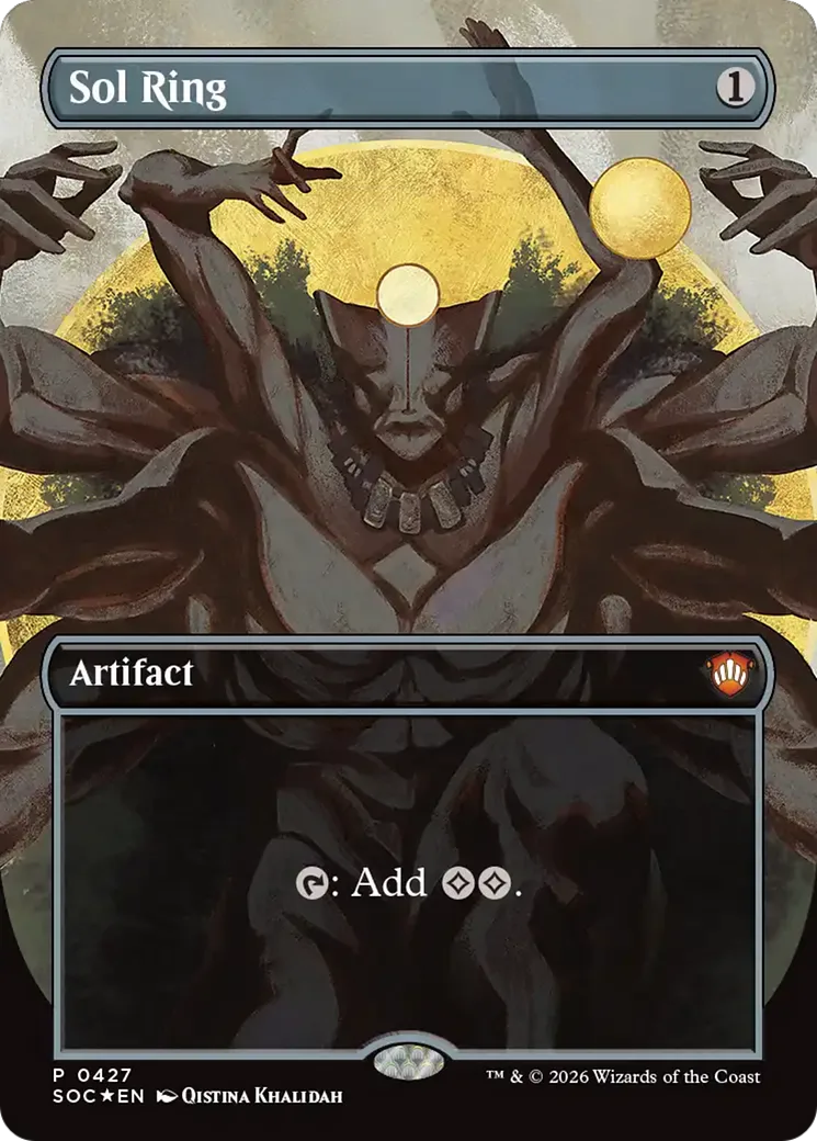 Sol Ring (Codex Bundle Foil) Secrets of Strixhaven Commander - Magic: The Gathering - FashionsVida