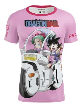 Maglietta A Maniche Corte Dragon Ball Bulma Multicolour XL - OTSO - FashionsVida