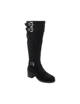 Women's Black Suede 'Ardair' Knee-High Boots Size: 7 - Black - Size: 7 - RAVEL - FashionsVida