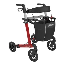 Rollator "Leopard“ rot schwarz