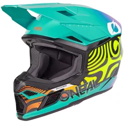 Casco Moto Cross Enduro 3SRS NOVA V.27 Verde taglia XL