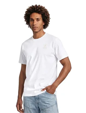 T-shirt à Manches Courtes D30096-d975 White S - G-Star - FashionsVida