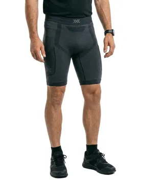 Leggings Corti Xceed Run Black / Rhino Grey L - X-BIONIC - FashionsVida