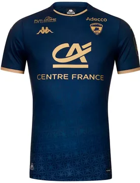 T-shirt à Manches Courtes Third 2025-clermont Blue Iris / Yellow Gold Rich Sponsor 3XL - Kappa - FashionsVida