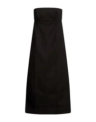 Vestido midi Mujer Negro 0,3 Mujer