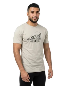 T-shirt à Manches Courtes Evolution Theory Moonbeam M - Salty Crew - FashionsVida