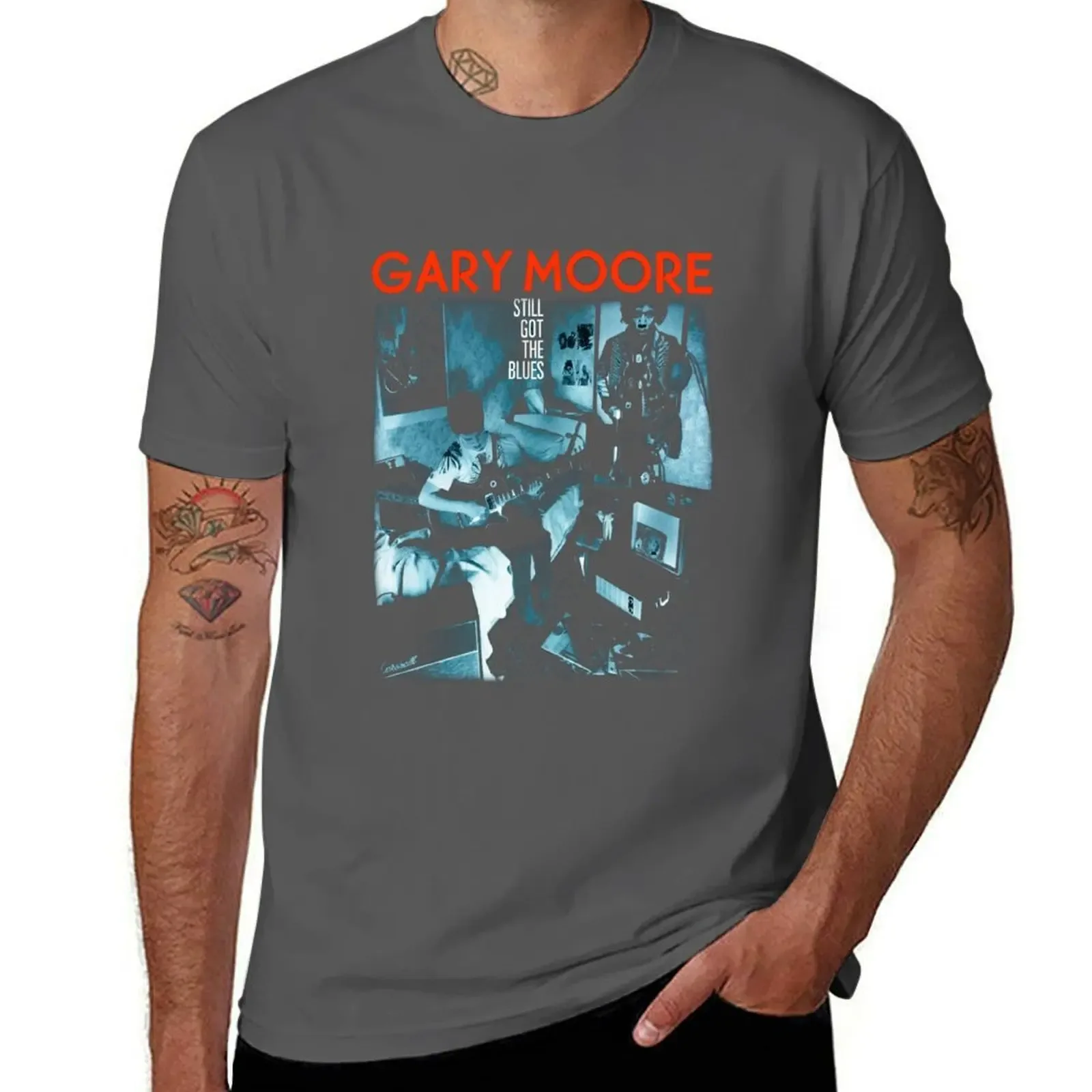 MOORE GARY T-Shirt Vintage Style Printed Top - Aliexpress - FashionsVida