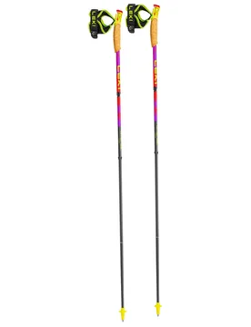 Bâtons de trail en carbone - Ultratrail FX One SL - Taille 130 cm - Rouge - LEKI - FashionsVida