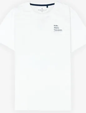 Camiseta de hombre de manga corta con print - Makarthy - FashionsVida