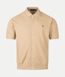 Polo Kurzarm-Freizeithemd Beige XXL