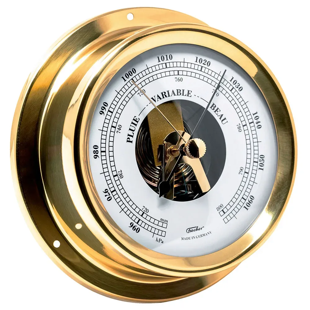 Range 100 Barometer Brass 125 mm unisex - fischer - FashionsVida
